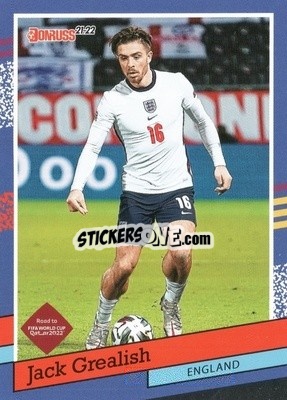 Sticker Jack Grealish - Donruss Soccer Road to Qatar 2021-2022 n. 14dt - Panini
