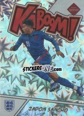 Sticker Jadon Sancho - Donruss Soccer Road to Qatar 2021-2022 n. 7k - Panini