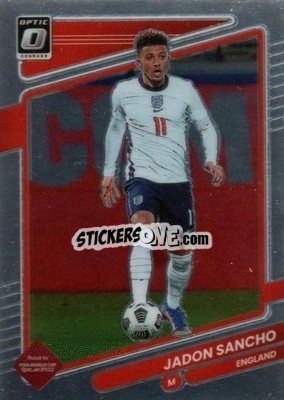 Sticker Jadon Sancho - Donruss Soccer Road to Qatar 2021-2022 n. 52o - Panini