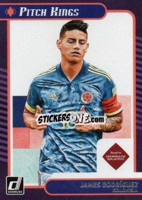 Sticker James Rodriguez - Donruss Soccer Road to Qatar 2021-2022 n. 5pk - Panini