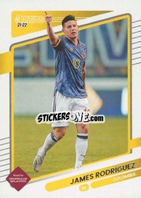 Sticker James Rodriguez - Donruss Soccer Road to Qatar 2021-2022 n. 27 - Panini
