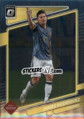 Sticker James Rodriguez - Donruss Soccer Road to Qatar 2021-2022 n. 27o - Panini
