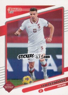 Sticker Jan Bednarek - Donruss Soccer Road to Qatar 2021-2022 n. 110 - Panini