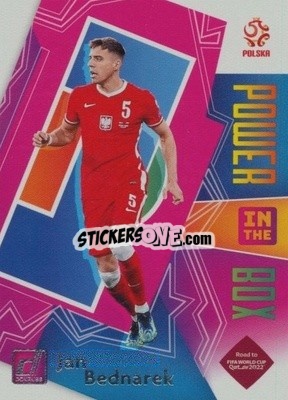 Sticker Jan Bednarek - Donruss Soccer Road to Qatar 2021-2022 n. 12pb - Panini