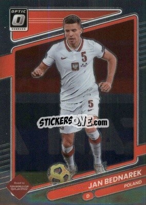 Figurina Jan Bednarek - Donruss Soccer Road to Qatar 2021-2022 - Panini