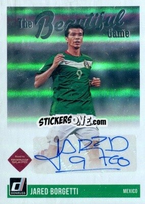 Sticker Jared Borgetti - Donruss Soccer Road to Qatar 2021-2022 n. BG-JBO - Panini