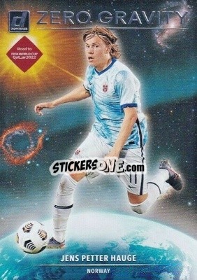 Sticker Jens Petter Hauge - Donruss Soccer Road to Qatar 2021-2022 n. 3zg - Panini