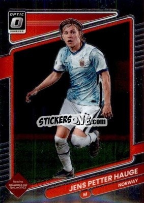 Sticker Jens Petter Hauge - Donruss Soccer Road to Qatar 2021-2022 n. 104o - Panini