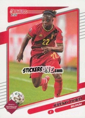 Sticker Jeremy Doku - Donruss Soccer Road to Qatar 2021-2022 - Panini