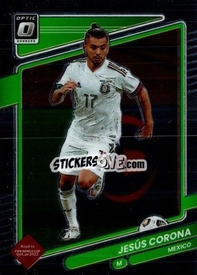 Sticker Jesus Manuel Corona - Donruss Soccer Road to Qatar 2021-2022 n. 91o - Panini
