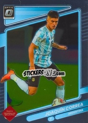 Sticker Joaquin Correa - Donruss Soccer Road to Qatar 2021-2022 n. 4o - Panini