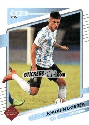 Sticker Joaquin Correa - Donruss Soccer Road to Qatar 2021-2022 n. 4 - Panini