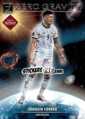 Sticker Joaquin Correa - Donruss Soccer Road to Qatar 2021-2022 n. 9zg - Panini
