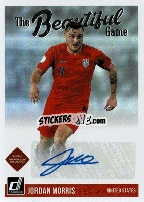 Sticker Jordan Morris - Donruss Soccer Road to Qatar 2021-2022 n. BG-JMR - Panini