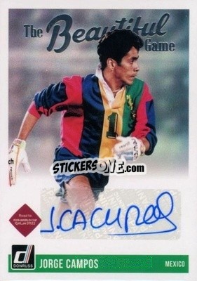 Sticker Jorge Campos - Donruss Soccer Road to Qatar 2021-2022 - Panini
