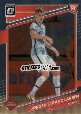 Sticker Jorgen Strand Larsen - Donruss Soccer Road to Qatar 2021-2022 n. 106o - Panini