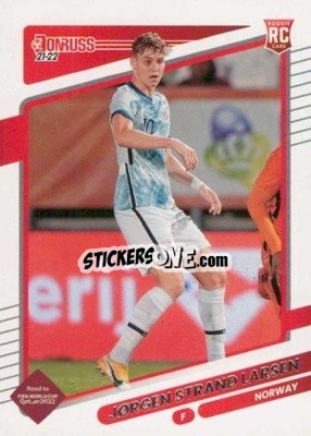 Sticker Jorgen Strand Larsen - Donruss Soccer Road to Qatar 2021-2022 n. 106 - Panini
