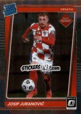 Sticker Josip Juranovic - Donruss Soccer Road to Qatar 2021-2022 n. 184o - Panini