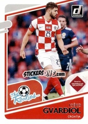 Sticker Josko Gvardiol - Donruss Soccer Road to Qatar 2021-2022 n. 7tr - Panini