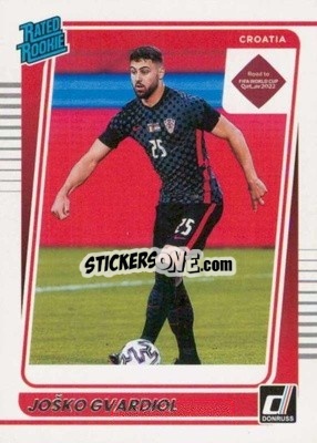 Sticker Josko Gvardiol - Donruss Soccer Road to Qatar 2021-2022 n. 185 - Panini