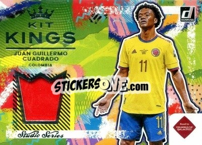 Sticker Juan Cuadrado - Donruss Soccer Road to Qatar 2021-2022 n. KK-JGC - Panini