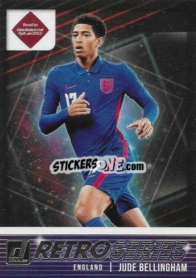 Sticker Jude Bellingham - Donruss Soccer Road to Qatar 2021-2022 n. 13rs - Panini