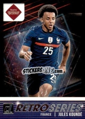 Sticker Jules Kounde - Donruss Soccer Road to Qatar 2021-2022 n. 9rs - Panini