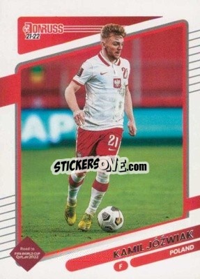 Figurina Kamil Jozwiak - Donruss Soccer Road to Qatar 2021-2022 n. 115 - Panini