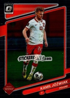 Sticker Kamil Jozwiak - Donruss Soccer Road to Qatar 2021-2022 n. 115o - Panini