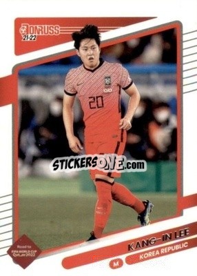 Sticker Kang-in Lee - Donruss Soccer Road to Qatar 2021-2022 n. 135 - Panini