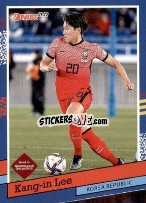 Sticker Kang-in Lee - Donruss Soccer Road to Qatar 2021-2022 n. 17dt - Panini