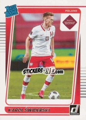 Sticker Karol Swiderski - Donruss Soccer Road to Qatar 2021-2022 - Panini