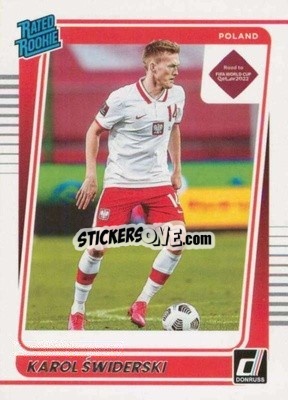 Sticker Karol Swiderski - Donruss Soccer Road to Qatar 2021-2022 n. 188 - Panini