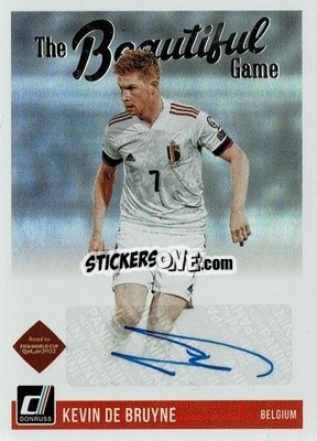 Sticker Kevin De Bruyne - Donruss Soccer Road to Qatar 2021-2022 - Panini