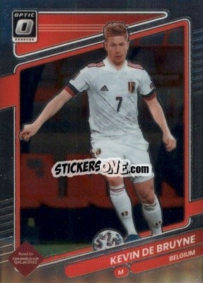 Sticker Kevin De Bruyne - Donruss Soccer Road to Qatar 2021-2022 n. 11o - Panini