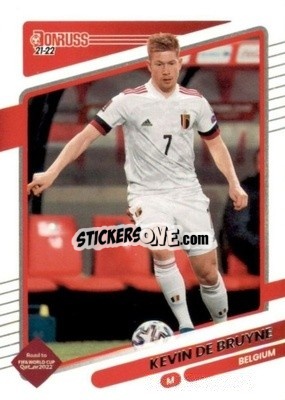 Sticker Kevin De Bruyne - Donruss Soccer Road to Qatar 2021-2022 n. 11 - Panini