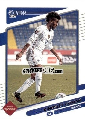 Sticker Kingsley Coman - Donruss Soccer Road to Qatar 2021-2022 n. 61 - Panini