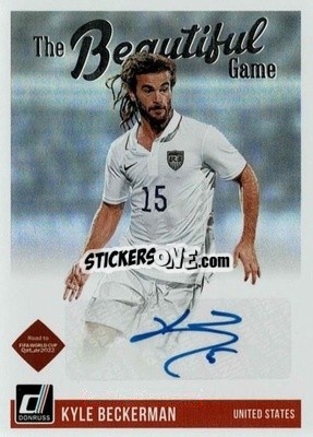 Sticker Kyle Beckerman - Donruss Soccer Road to Qatar 2021-2022 n. BG-KBE - Panini