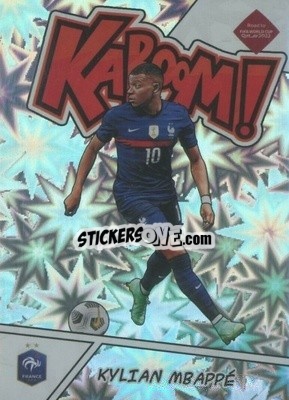 Sticker Kylian Mbappe - Donruss Soccer Road to Qatar 2021-2022 n. 4k - Panini