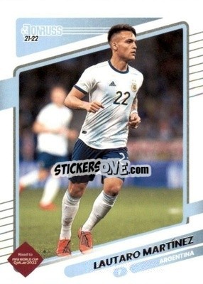 Sticker Lautaro Martinez - Donruss Soccer Road to Qatar 2021-2022 n. 5 - Panini