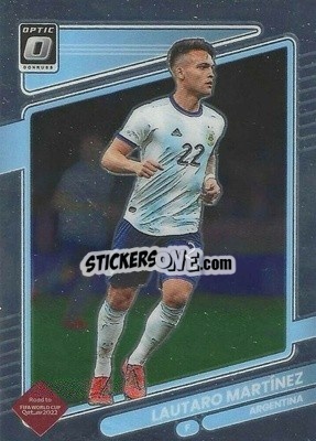Sticker Lautaro Martinez - Donruss Soccer Road to Qatar 2021-2022 n. 5o - Panini