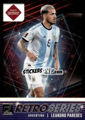 Sticker Leandro Paredes - Donruss Soccer Road to Qatar 2021-2022 n. 7rs - Panini