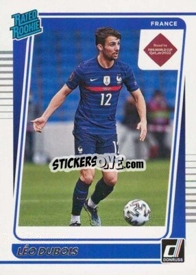 Sticker Leo Dubois - Donruss Soccer Road to Qatar 2021-2022 n. 177 - Panini