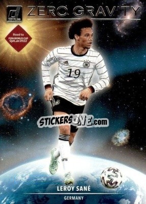 Sticker Leroy Sane - Donruss Soccer Road to Qatar 2021-2022 n. 7zg - Panini