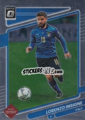 Sticker Lorenzo Insigne - Donruss Soccer Road to Qatar 2021-2022 n. 75o - Panini