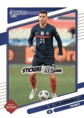 Sticker Lucas Hernandez - Donruss Soccer Road to Qatar 2021-2022 n. 59 - Panini