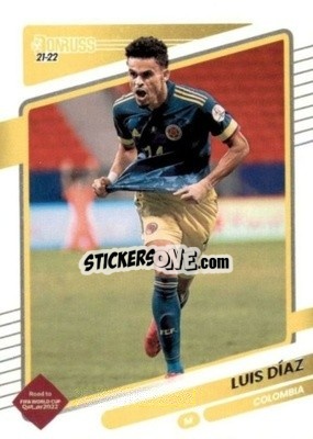 Sticker Luis Diaz - Donruss Soccer Road to Qatar 2021-2022 n. 36 - Panini