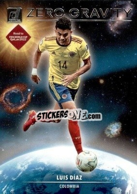 Sticker Luis Diaz - Donruss Soccer Road to Qatar 2021-2022 n. 14zg - Panini