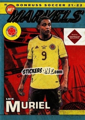 Sticker Luis Muriel - Donruss Soccer Road to Qatar 2021-2022 n. 9nm - Panini