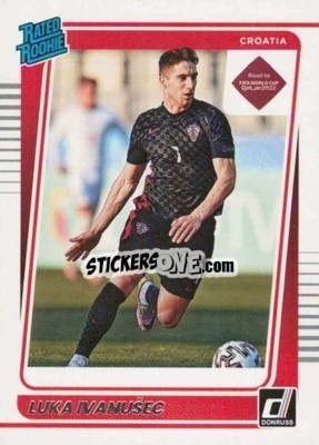 Sticker Luka Ivanusec - Donruss Soccer Road to Qatar 2021-2022 n. 200 - Panini
